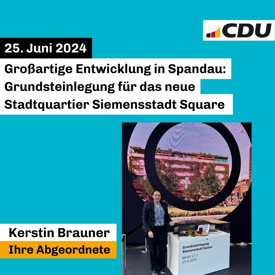 Grundsteinlegung Siemensstadt Square 